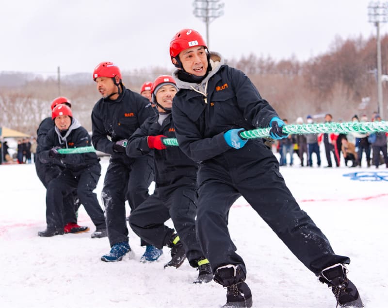 あつま国際雪上3本引き大会